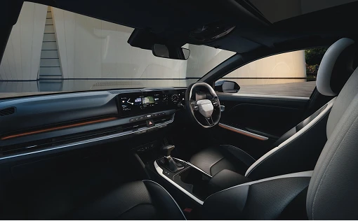 Modern ambience throughout